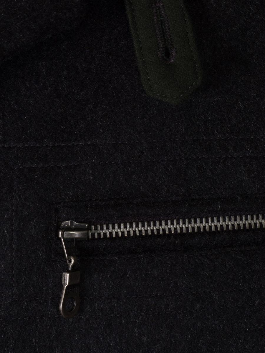 Schloß Orth Outdoorjacke Wörgel, anthrazit, Strickkragen #4