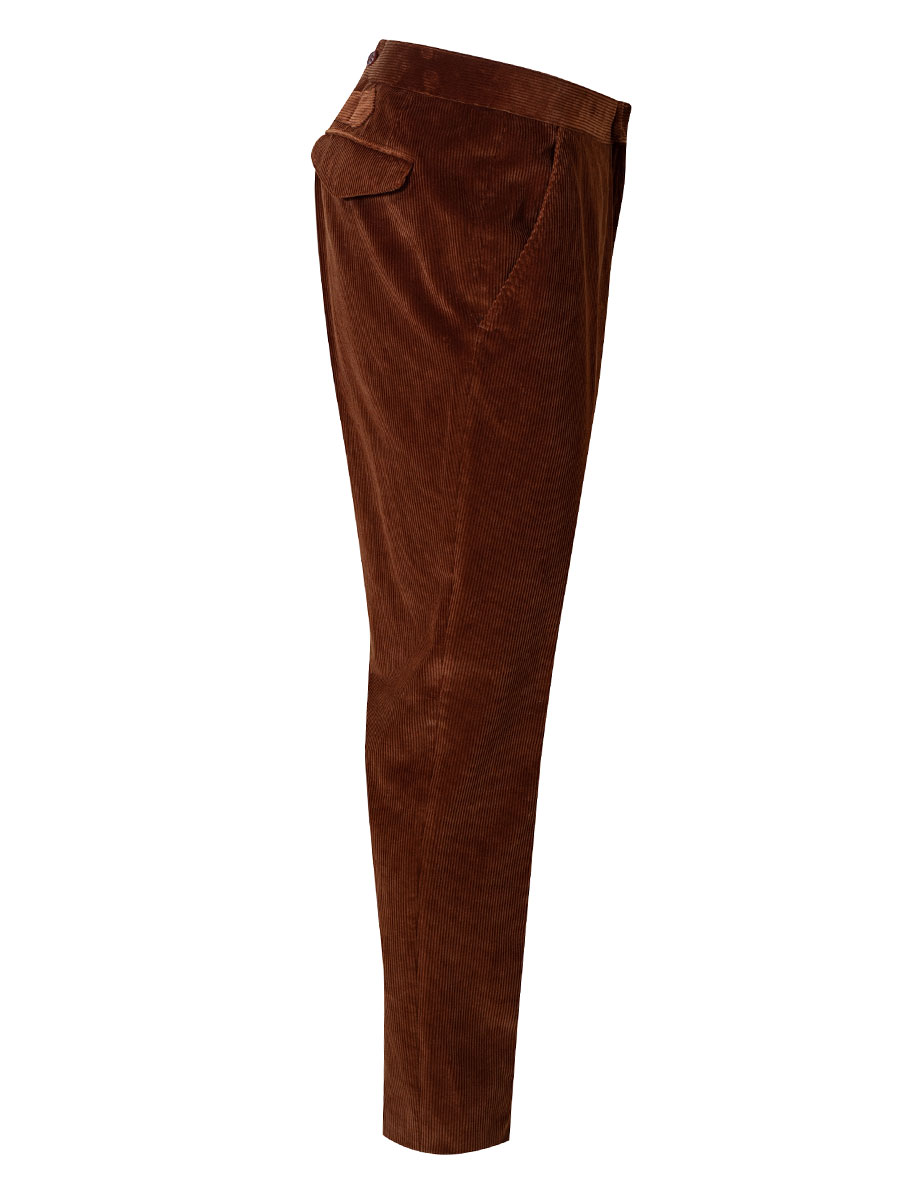 Viererspitz Markus Cordhose, Herren, cognac, hinten Riegel #3