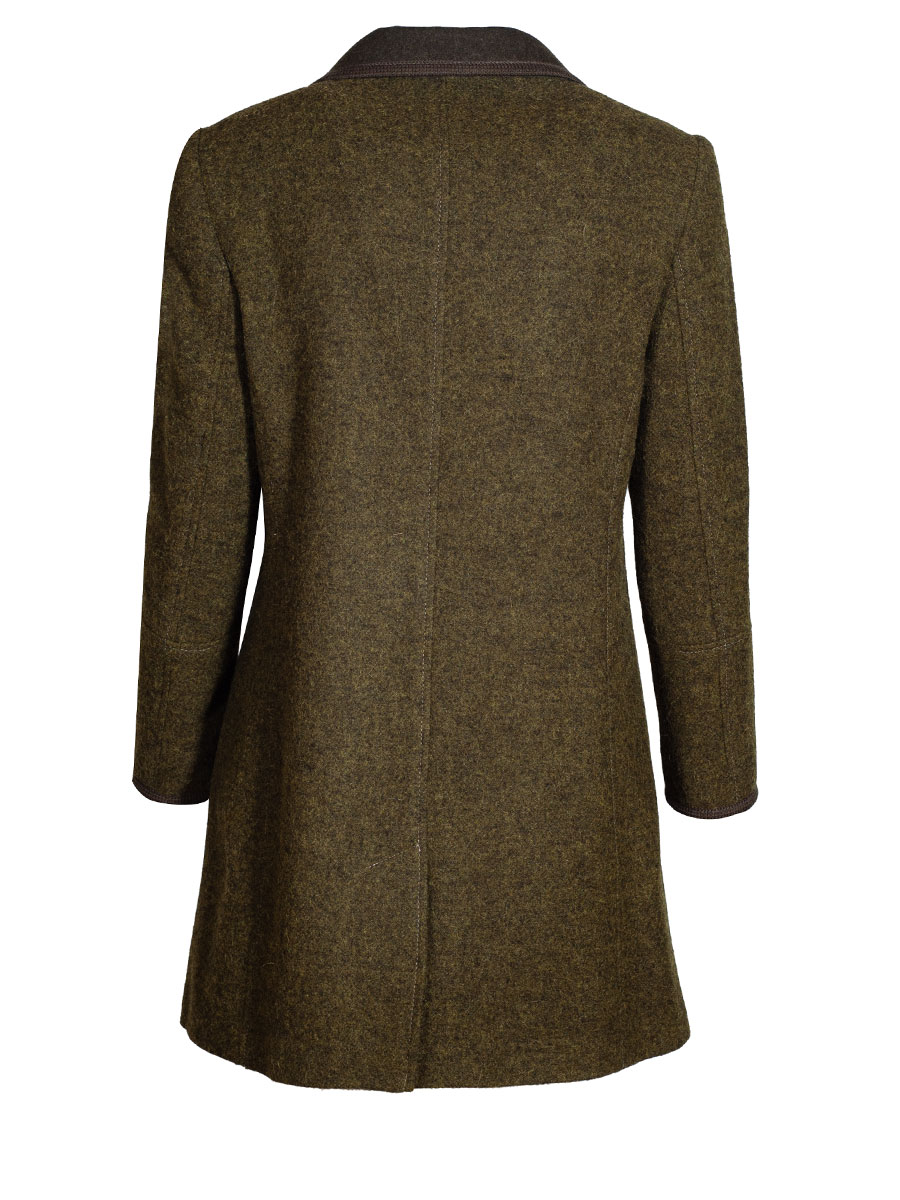 Schloß Orth Kurzmantel Frauke, oliv, Flauschloden #5
