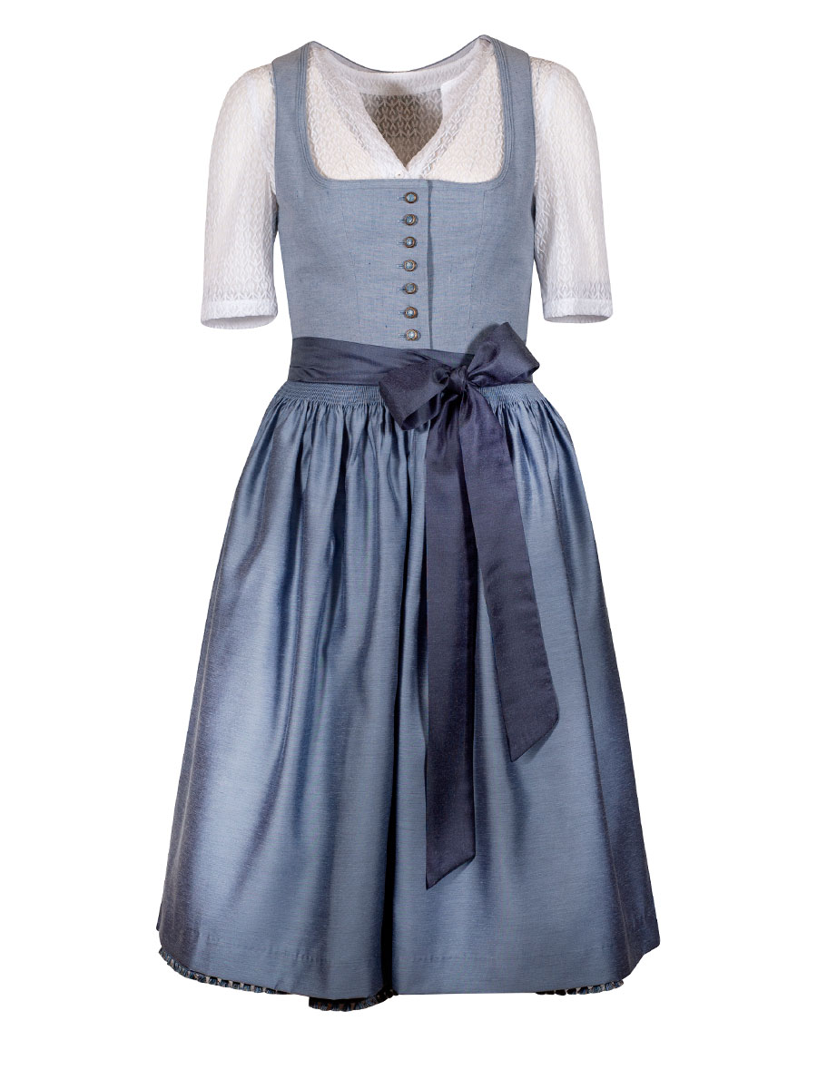 Hammerschmid Dirndl Pillersee, blau, Stretchoberteil,70lg #1