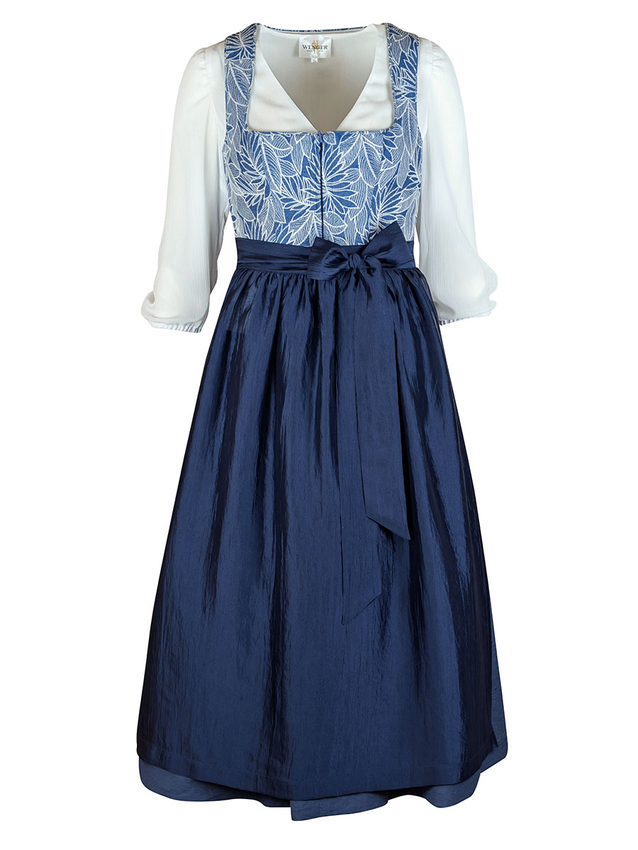 MarJo Dirndl Vandoria, vintage blau, 80lg #1
