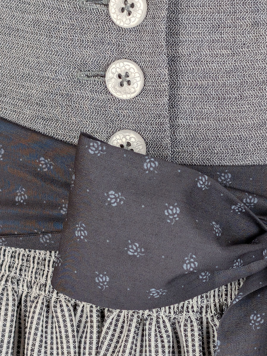 Hammerschmid Dirndl Pillersee, grau, dunkelgrau, 80lg #5