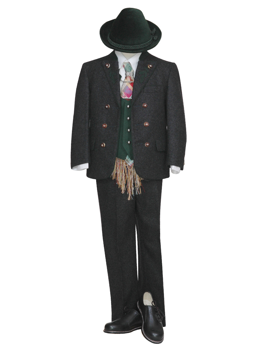 Scherer Trachtenweste Inzell grün, Buben #6