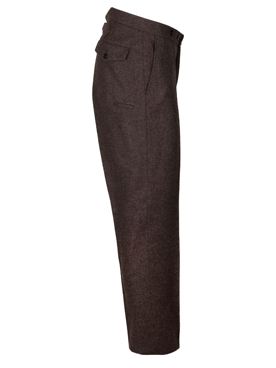 Kultkluft Lodenhose Loisl, braun, Stichelhaar #4