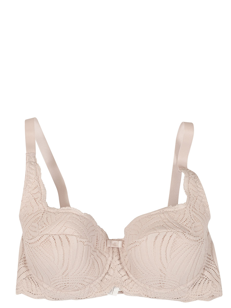Susa Dirndl-BH Spitze, mit Bügel und Push, sand #1