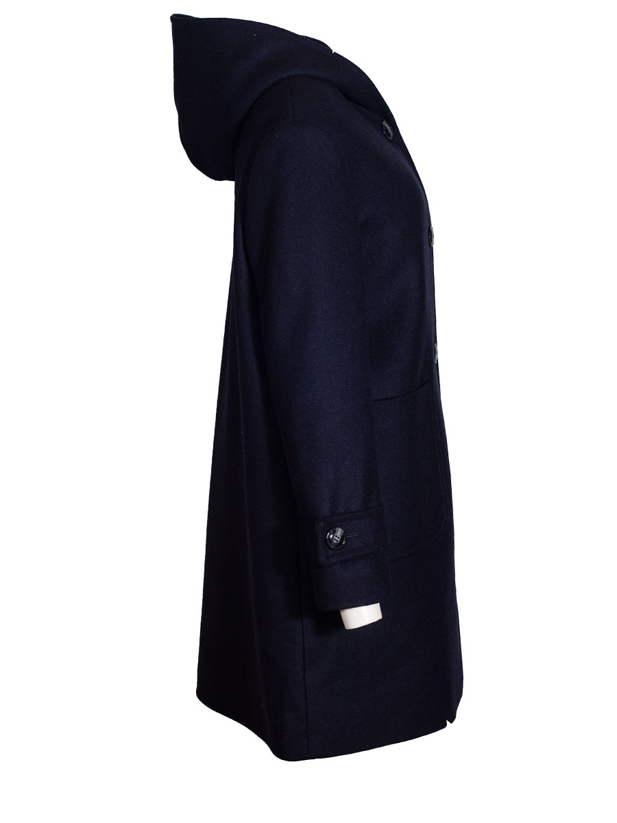 Bauer Wintermantel mit Kapuze, Winterjacke, marine #2
