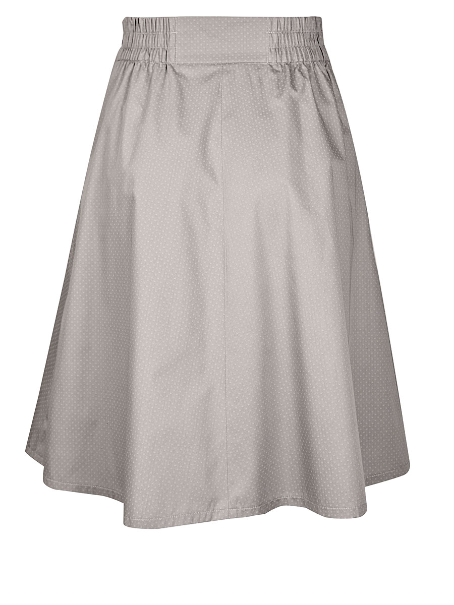 Feli und Hans Damenrock, steingrau, Pünktchen #2