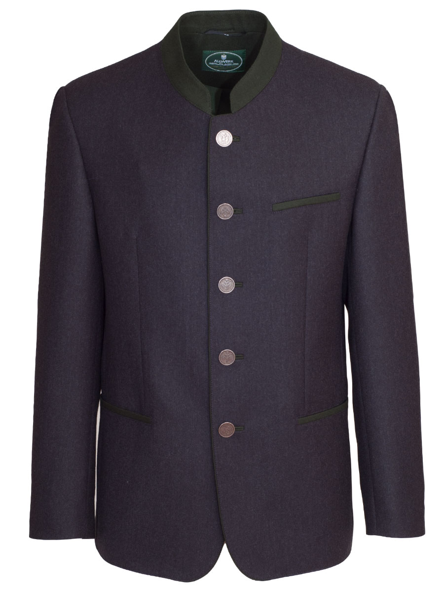 Schloß Orth Flanell-Anzugsjacke Gerlos anthrazit Slim #1