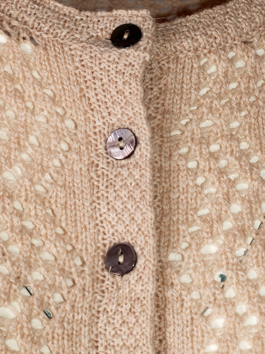 Eribè Strickjacke Solway Lace Cardigan, Oatmeal, beige #3