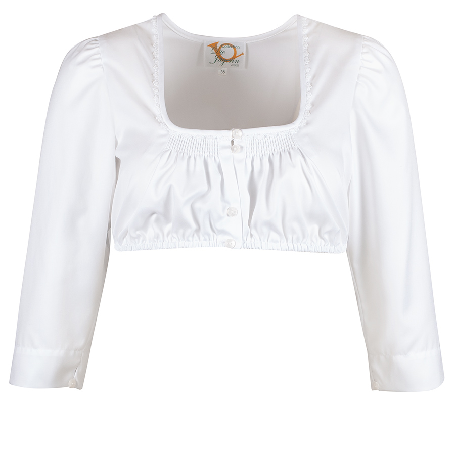 Wenger Dirndlbluse Jolien, weiß, 3/4-Arm #1