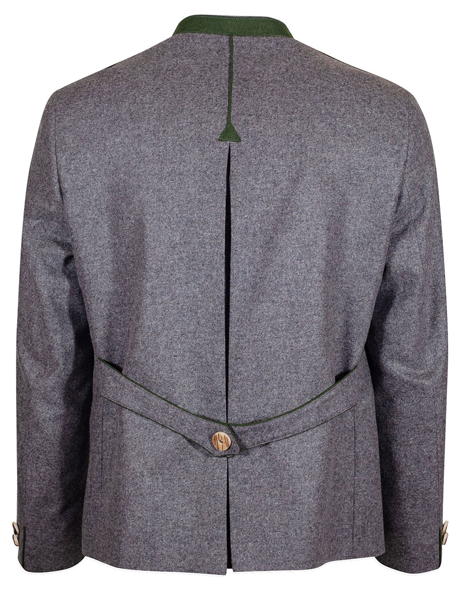 hausg'macht Lodenjanker Vinz, grau, elegant, mit Rückenspange #2