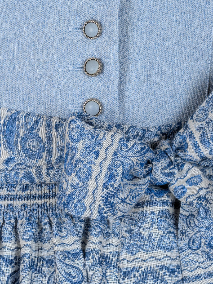 Hammerschmid DDasDasirndl Koflersee, blau gemustert, festlich, 80lg #6