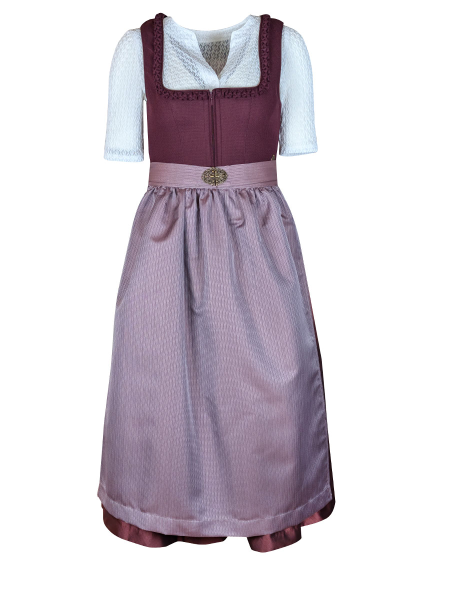 MarJo Dirndl Büchenbach, bordeaux, festlich, 70lg #1