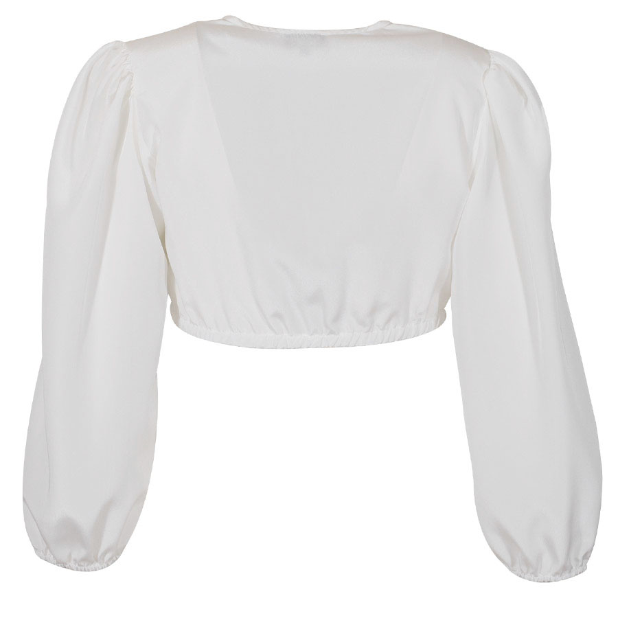 KINGA MATHE Dirndlbluse Lea, weiß-ecru, Puffarm #3