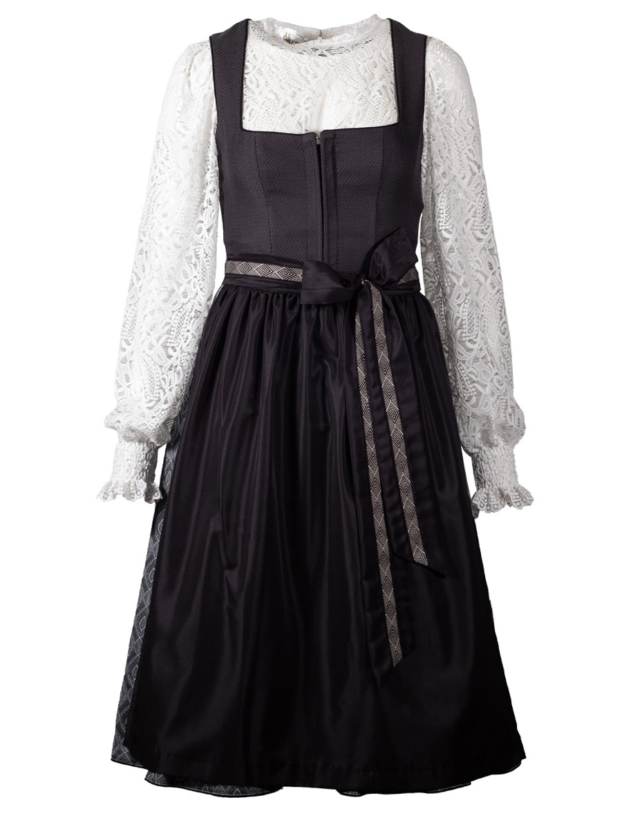 KINGA MATHE Dirndl Mia, anthrazit, festlich, 70lg #1