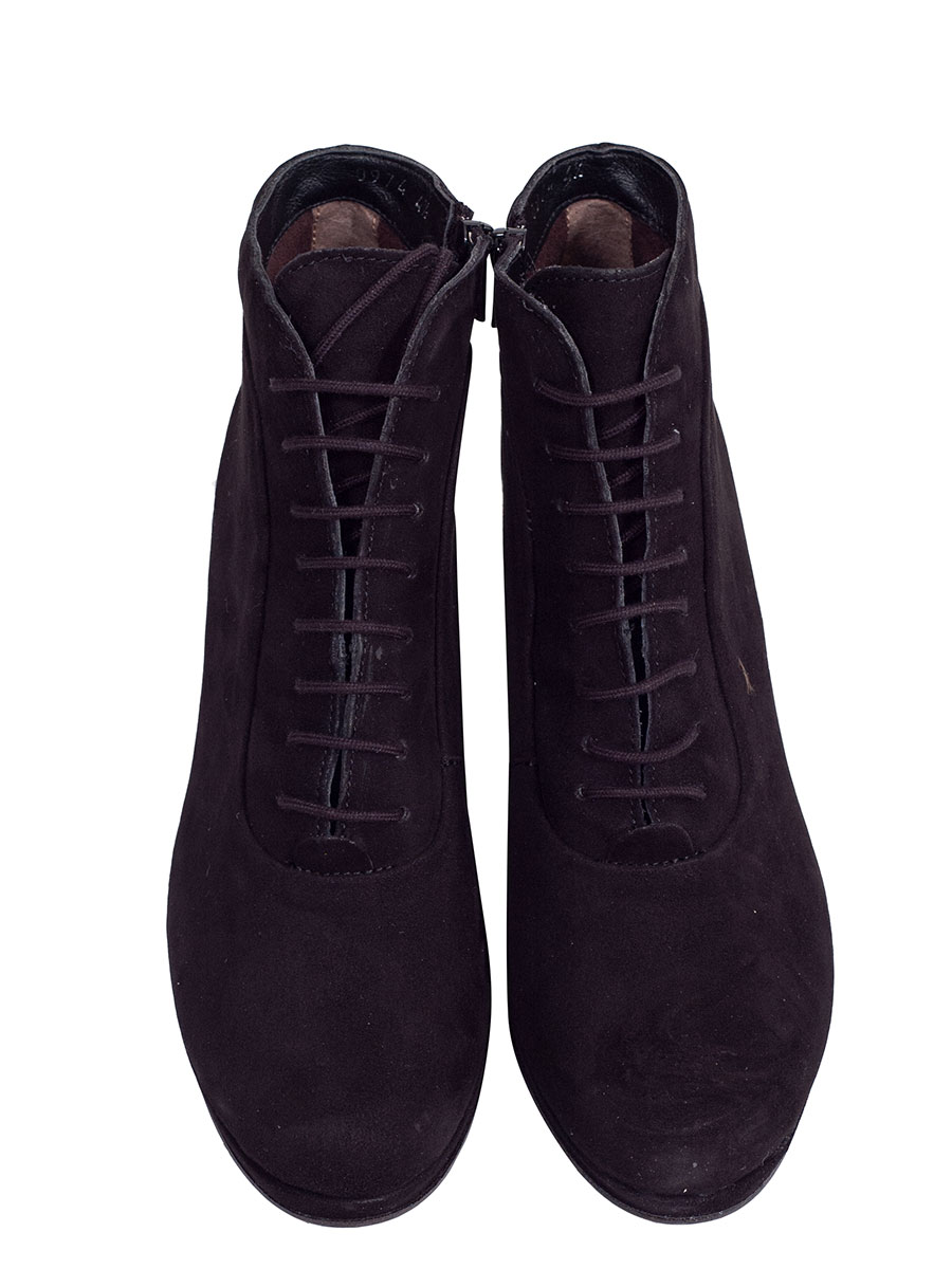 Schuhmanufaktur Gautsche, Samtziege, Trachten Stifelette, schwarz #2
