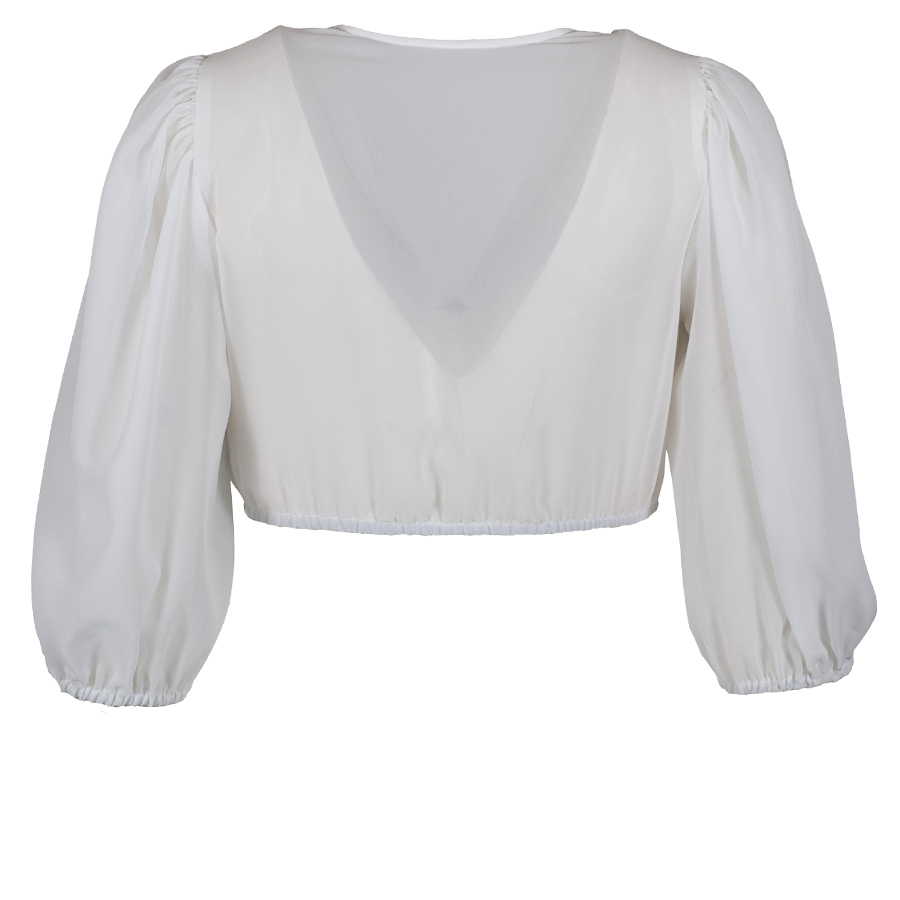 Waldorff Dirndlbluse, luftig, Puffarm, creme #3