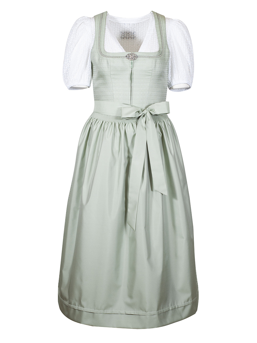 Wenger Dirndl Sonja, festlich, apfelgrün, 80lg #1