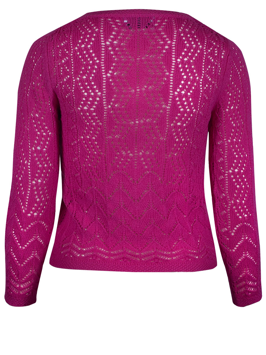Eribè Strickpullover Solway Lace Cardigan, pink #4