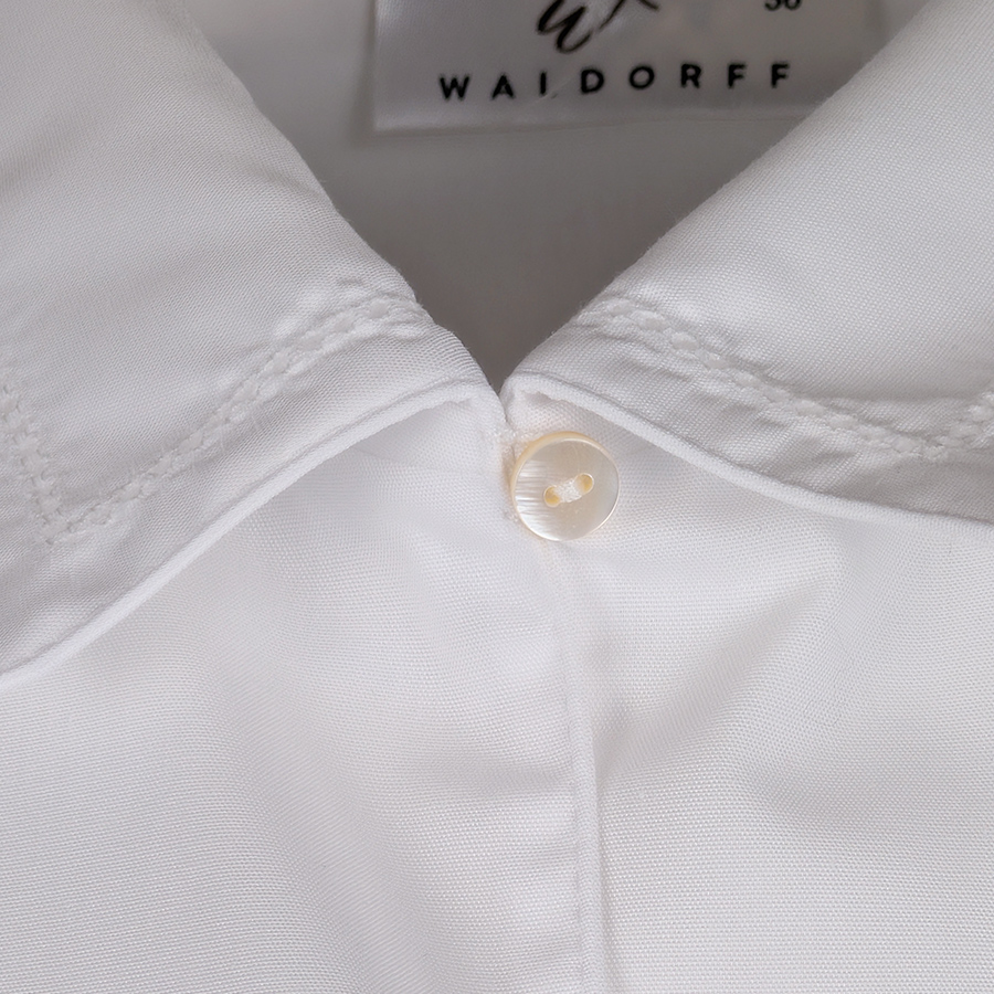 Waldorff Dirndlbluse, weiß, Liegekragen #4