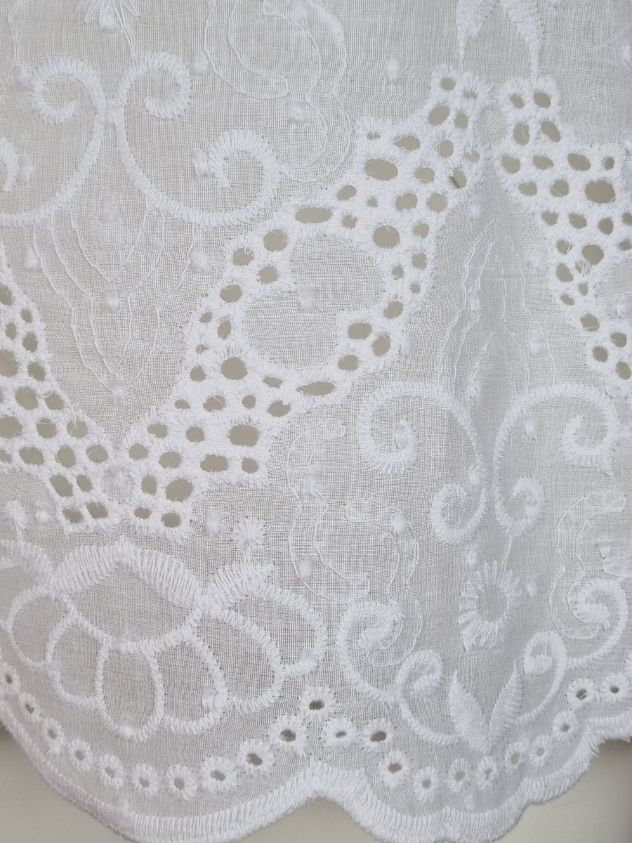 Berwin & Wolff Topbluse, weiß, Lochmuster #5