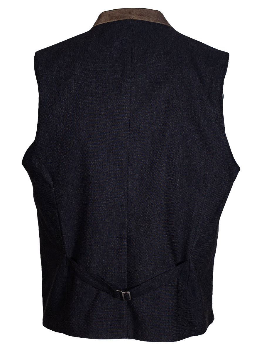 Schloß Orth Trachtenweste Bayreuth, oliv,  gemustert, SlimFIt #2