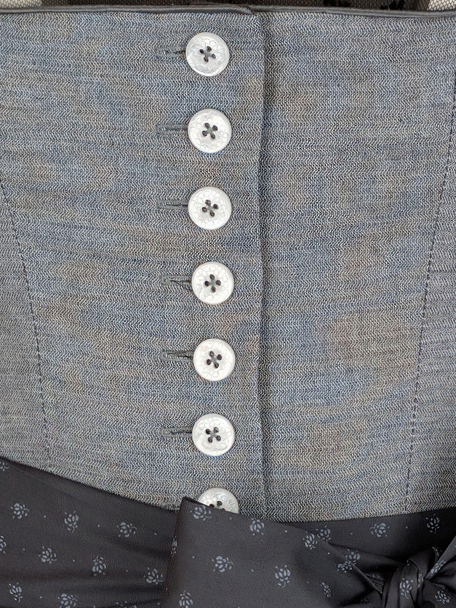 Hammerschmid Dirndl Pillersee, grau, dunkelgrau, 80lg #6