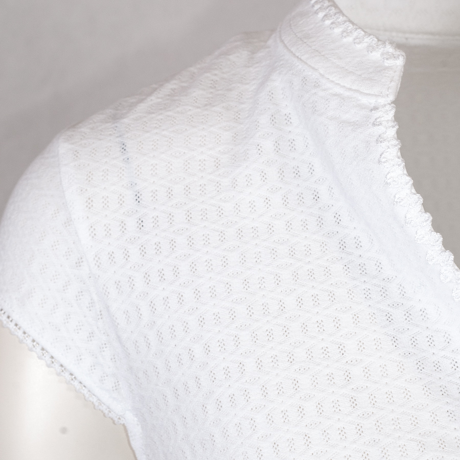 Hammerschmid Shirt-Dirndlbluse Betty, weiß, Flügelarme, Stretch #3
