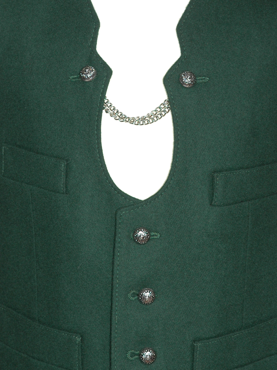 Scherer Trachtenweste Inzell grün, Buben #4