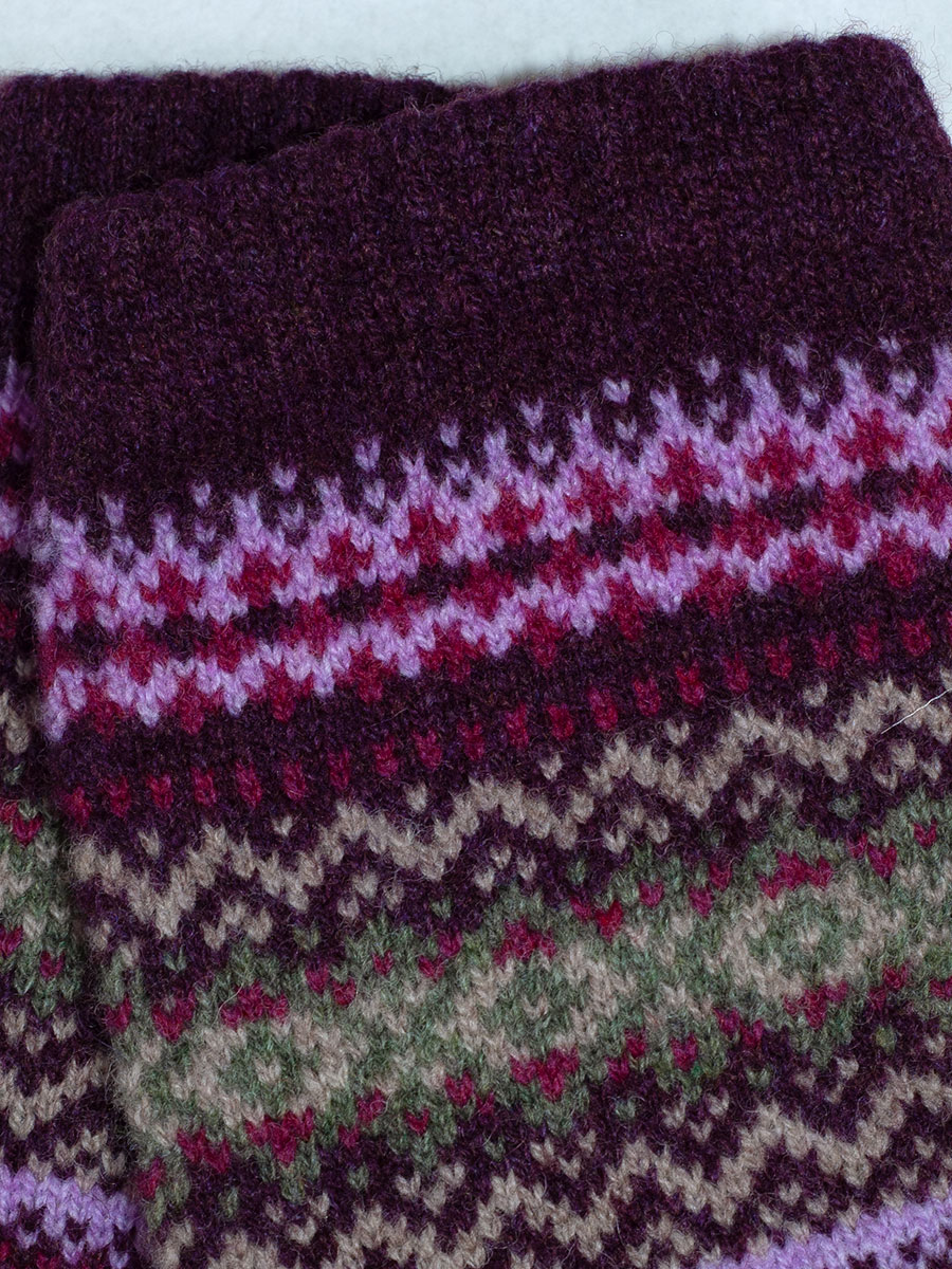 Eribé Strickhandschuhe, Alpin Glove, tyrian #3