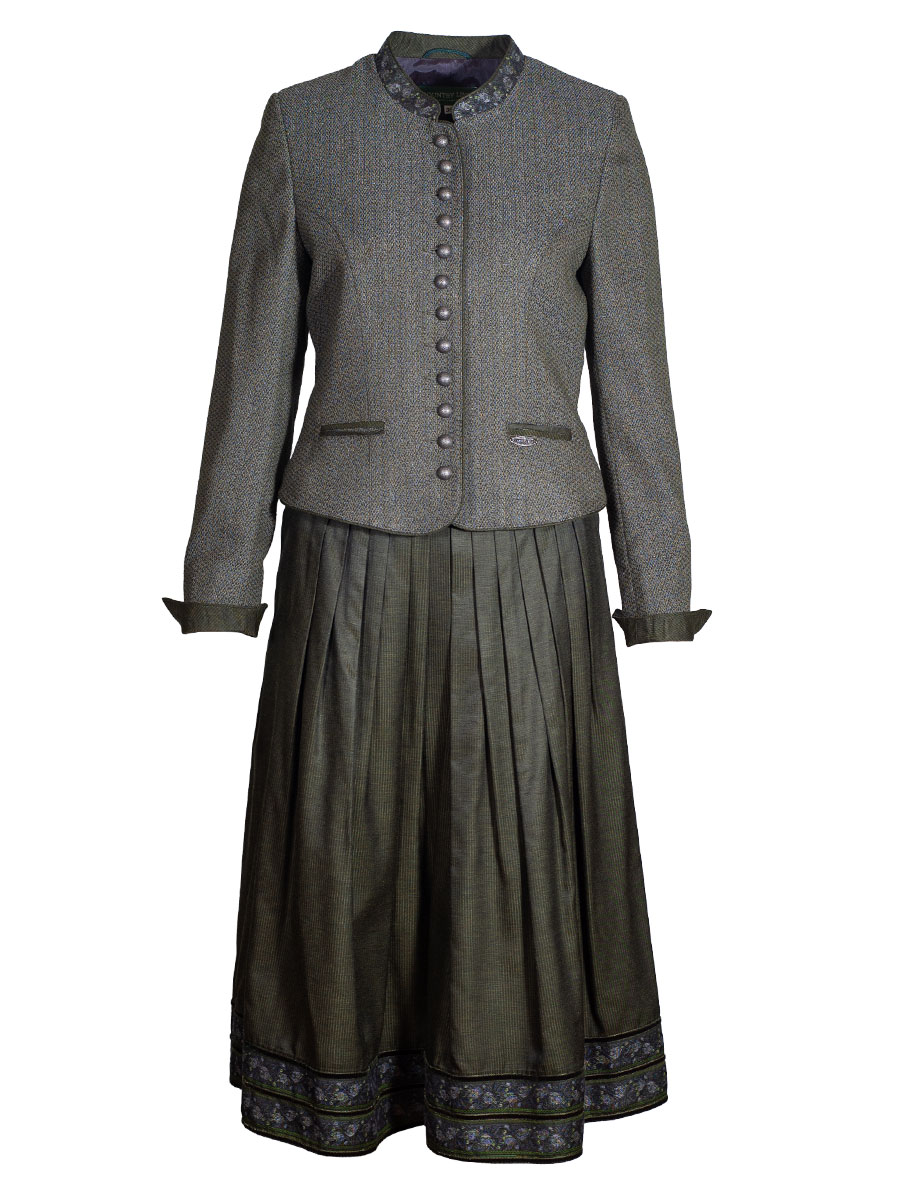 Country Line Damenjanker oliv, Stretch, tailliert #2
