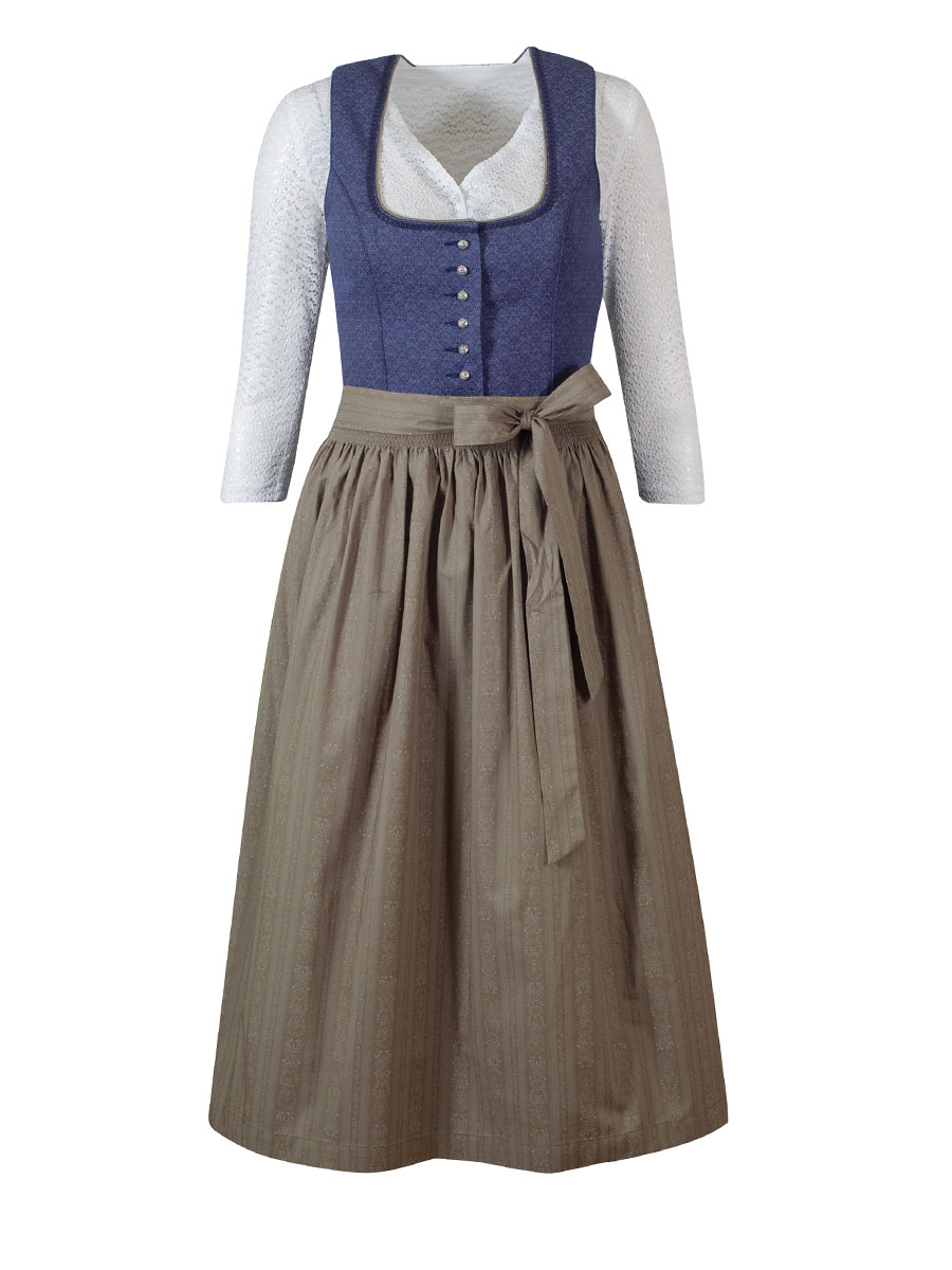 Wenger Dirndl Dina, marine-salbei, 80cm #1