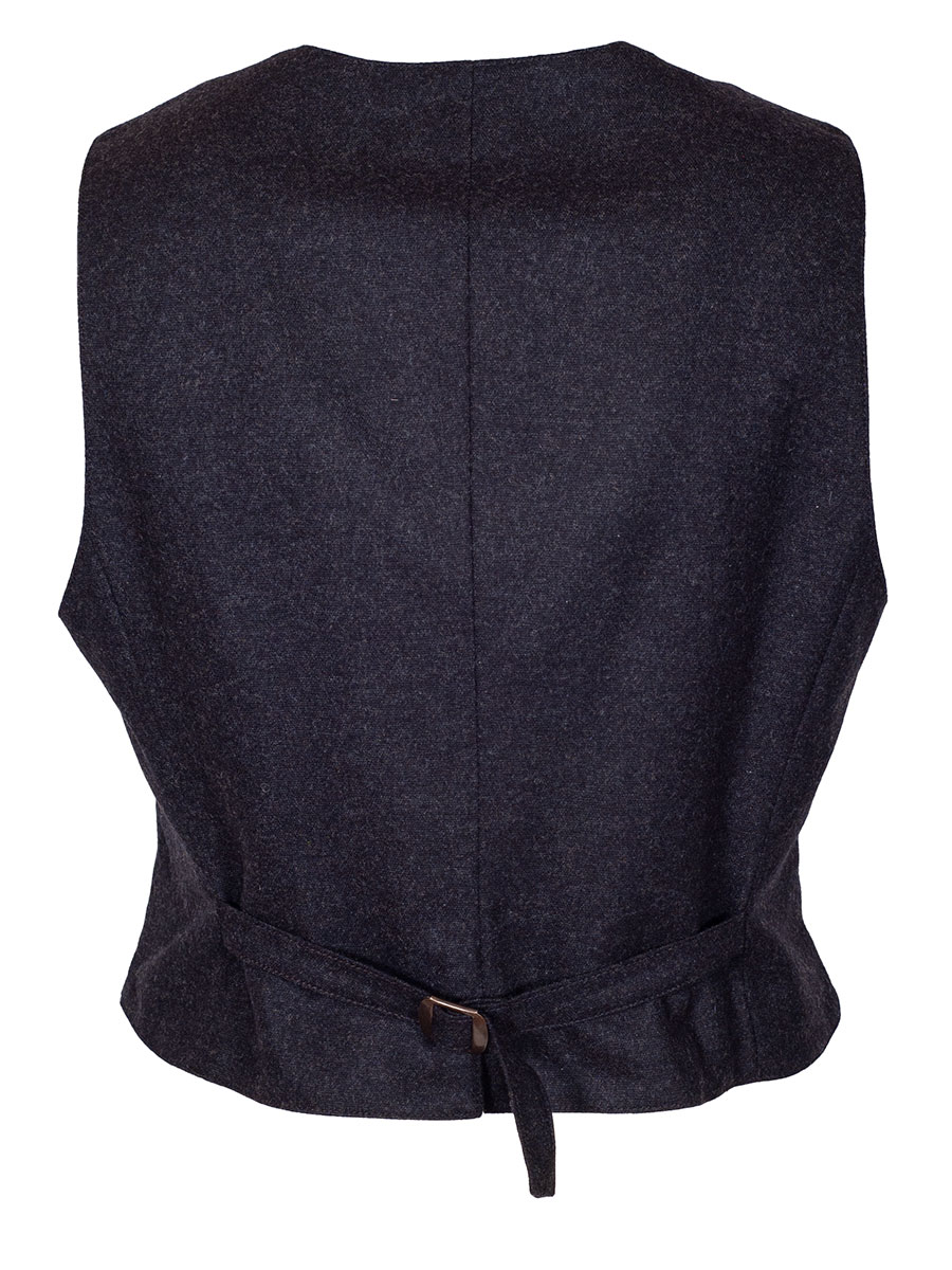 Feli und Hans Damenweste Wencke, anthrazit, leger #2