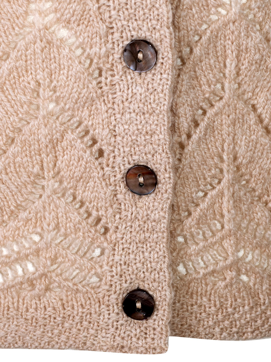Eribè Strickjacke Solway Lace Cardigan, Oatmeal, beige #5