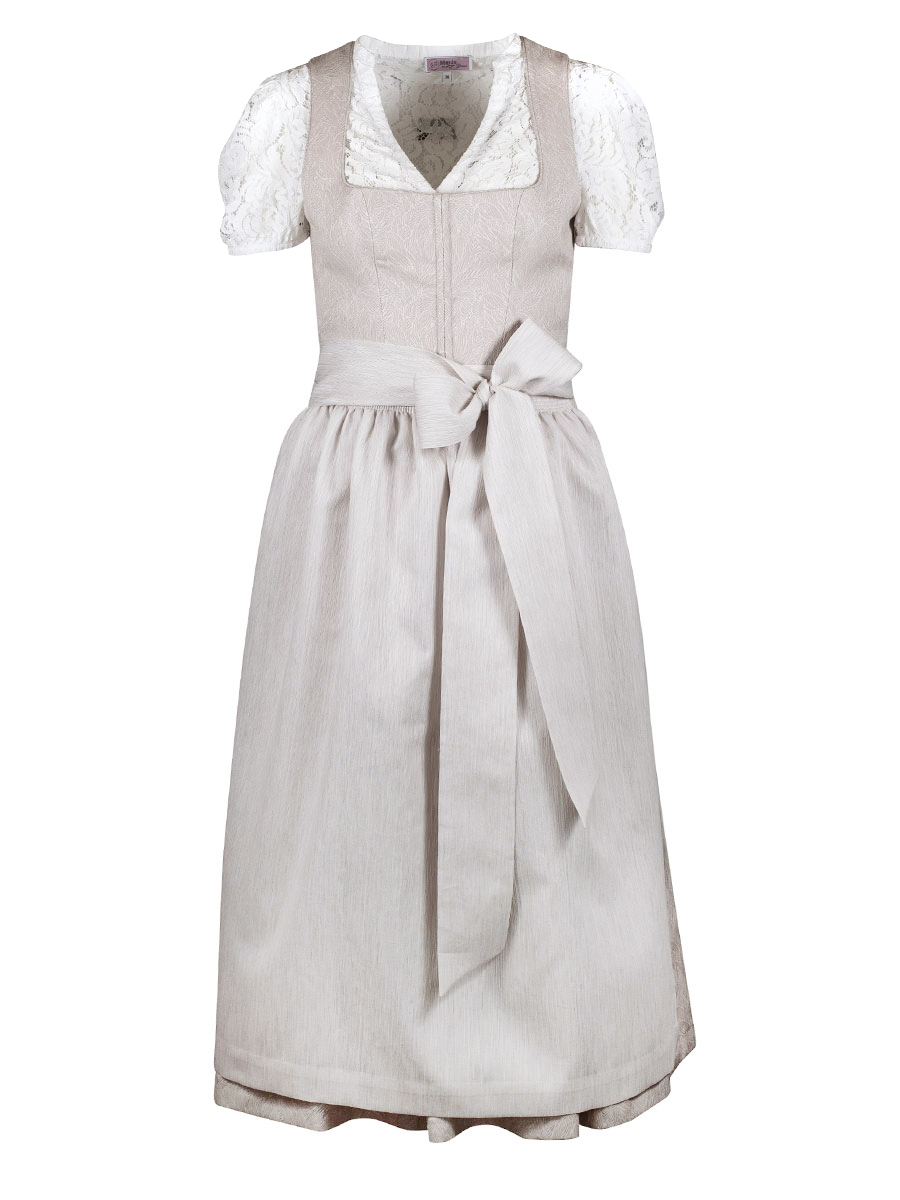 Wenger Dirndl Bianca, beige, festlich, 80lg #1