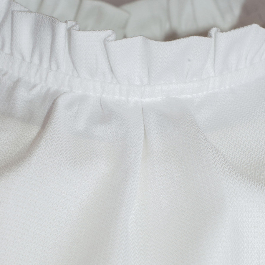 Hammerschmid Dirndlbluse Franka, weiß, hochgeschlossen, Rüschenkragen #3