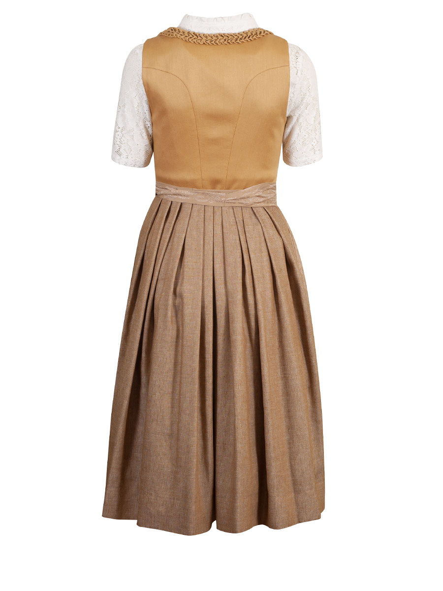 Gottseidank Dirndl Vreni, gold, hochwertig, festlich, 70cm #4