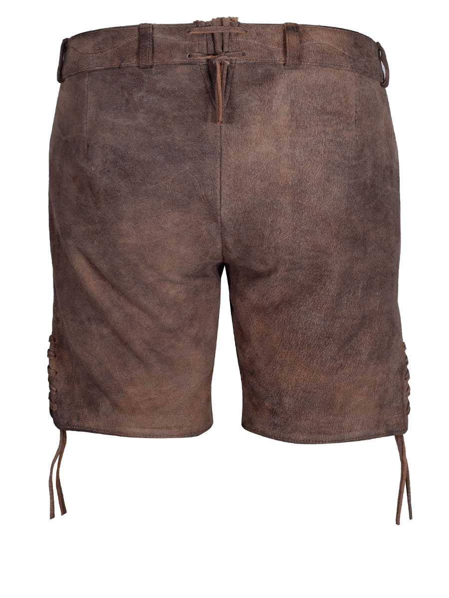 Spieth & Wensky Lederhose Portal, Damen, kurz, Ziegenvelour, zeder #4