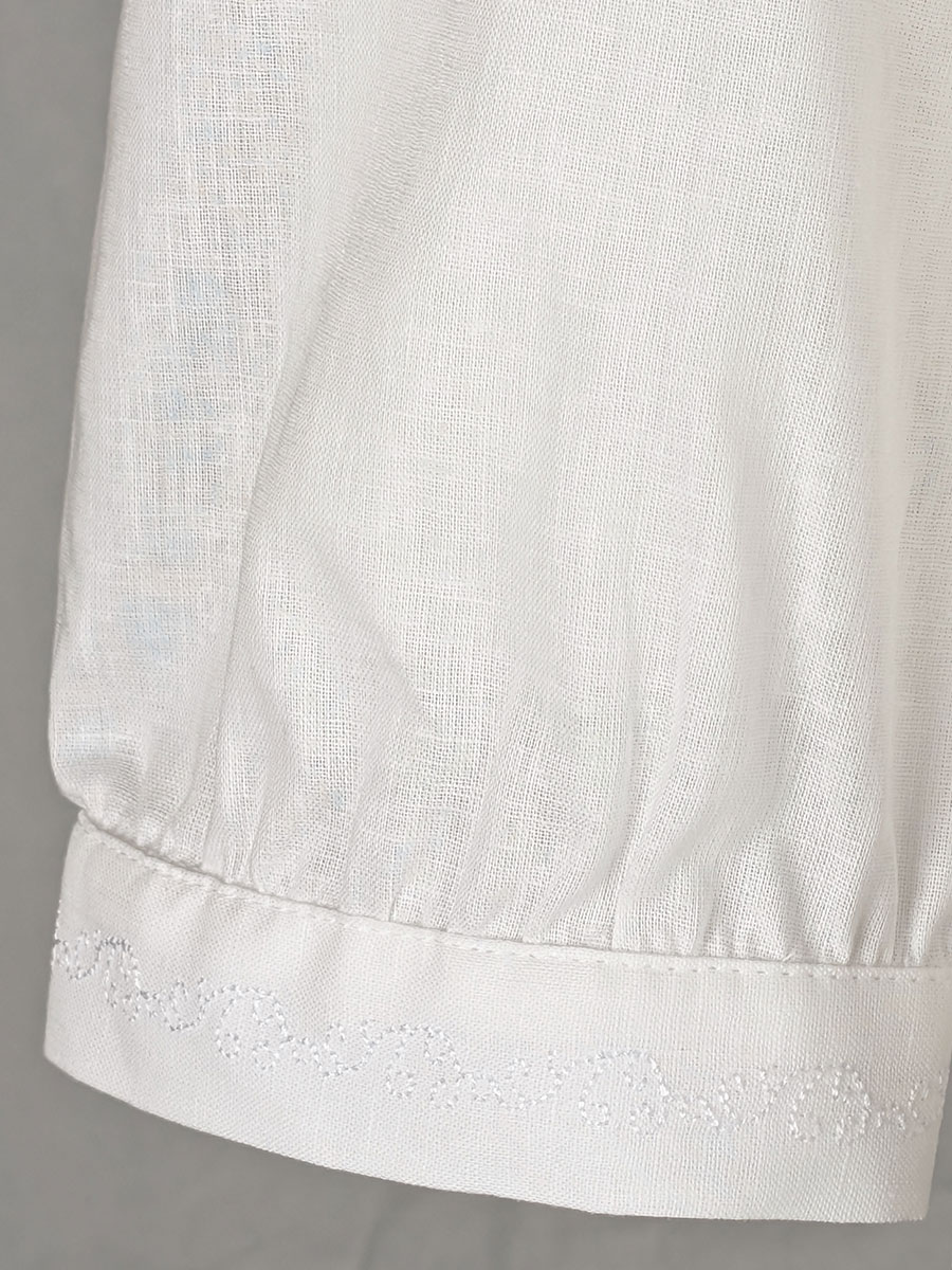 Berwin & Wolff Leinenbluse, Kurzarm, weiß #4