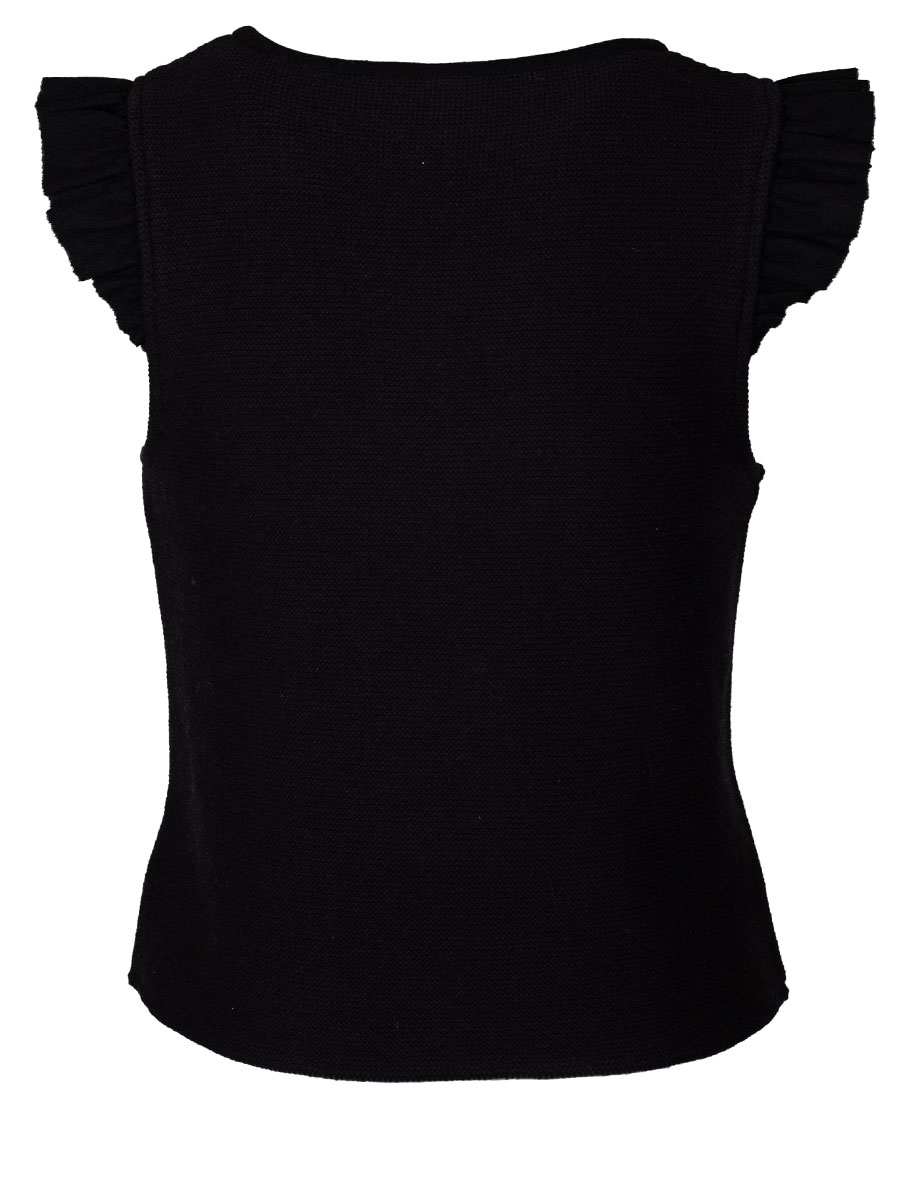 Boos Strick-Pullunder schwarz, Flügelarme #2