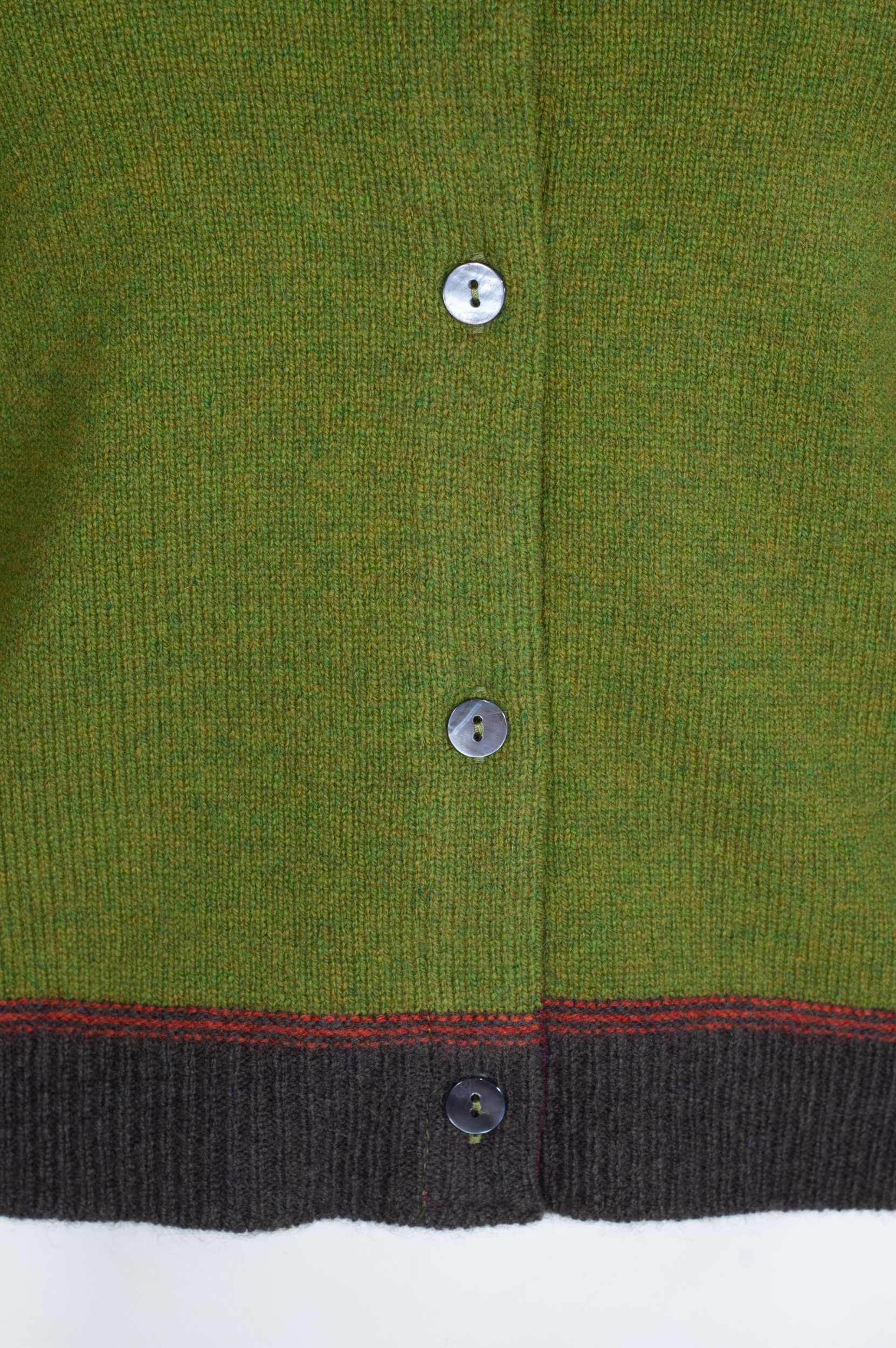 Eribè Knitwear Alpine Short Cardigan, Strickjacke, moss, grün-bunt #4