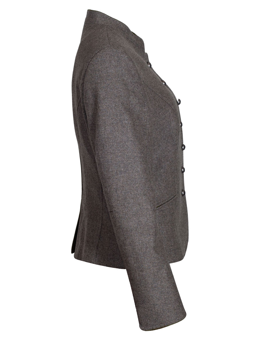 Schloß Orth Damenjanker Flora, oliv #3