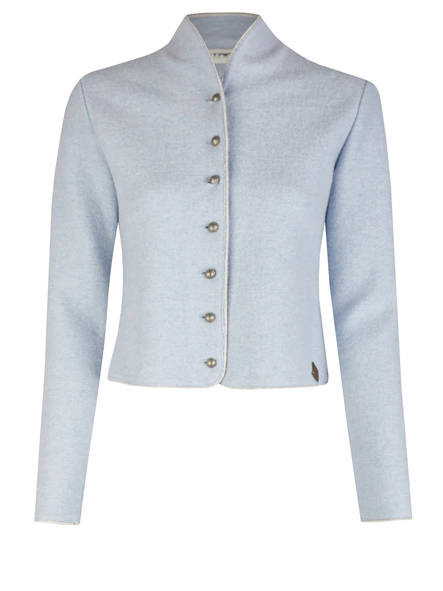 Stapf Walkjacke Bruna, Sommerwalk, azzuro, hellblau, Kelchkragen #1