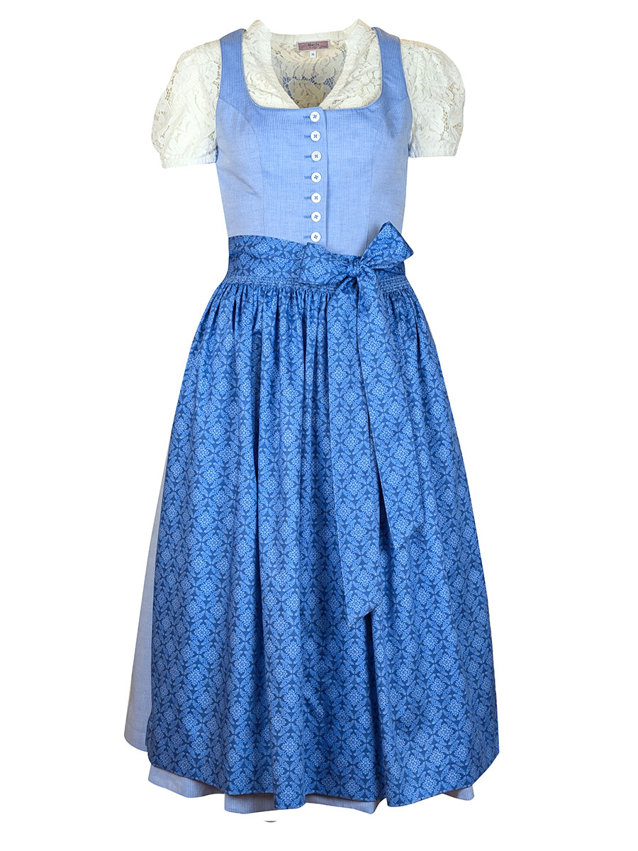 Hammerschmid Dirndl Koflersee, blau, 80lg #1