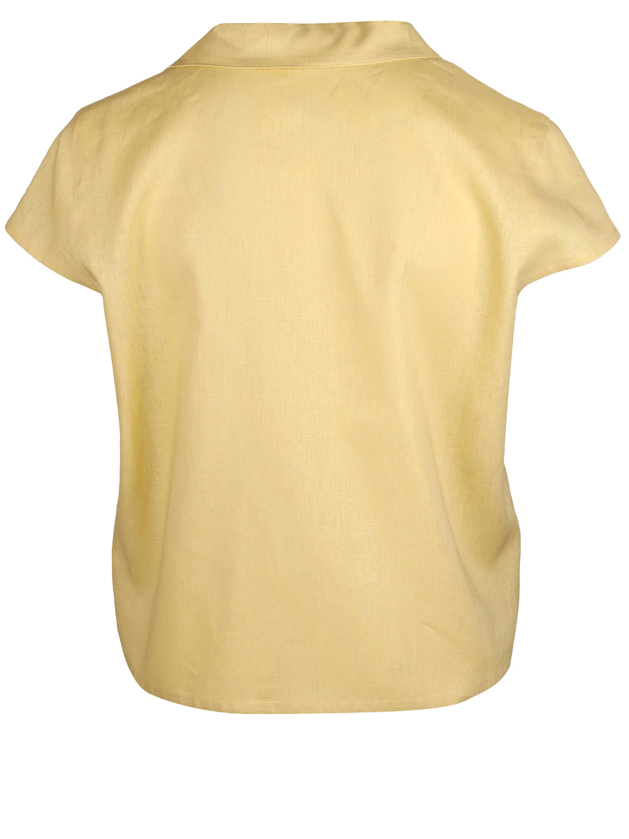 Feli und Hans Leinenbluse Barina, lindenblüten, locker #3