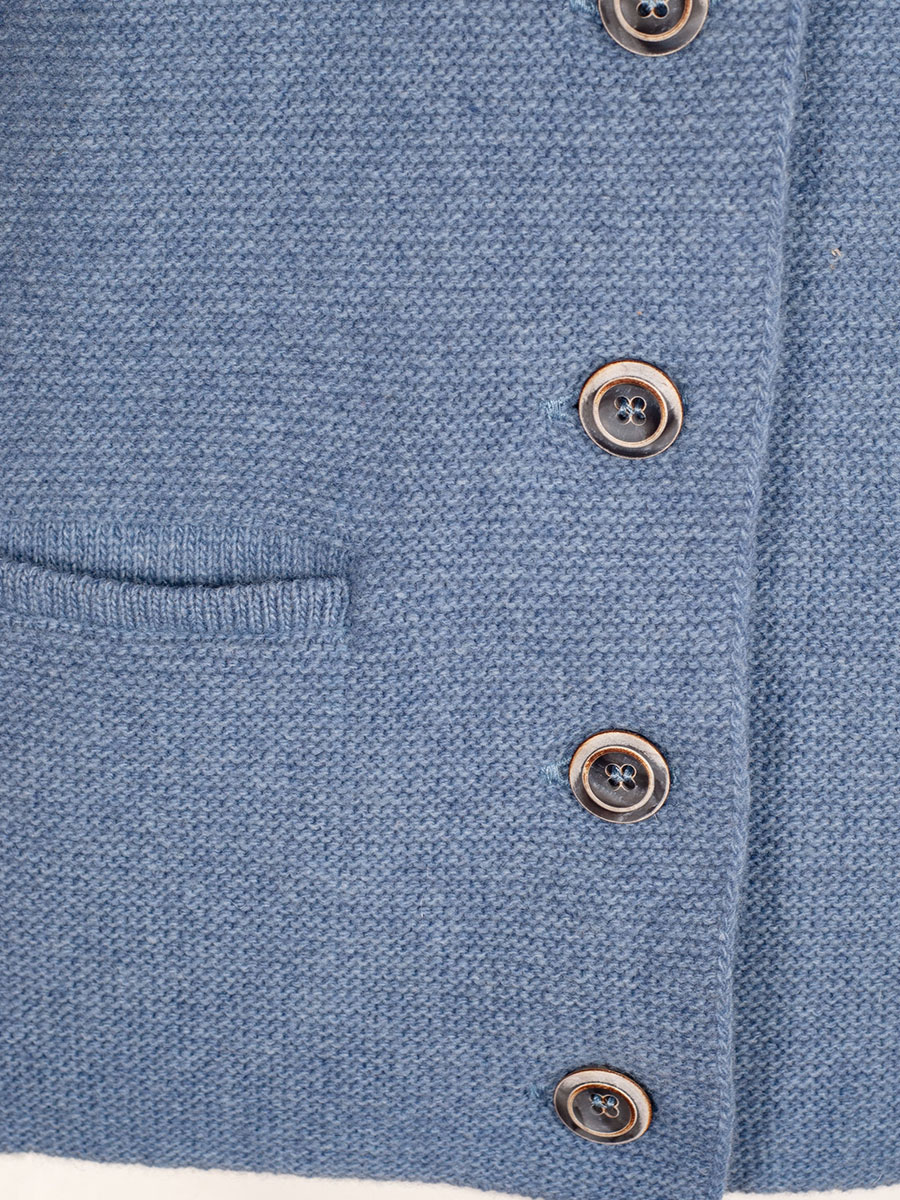 Huber Damen Strickjacke Illi, rauchblau #3