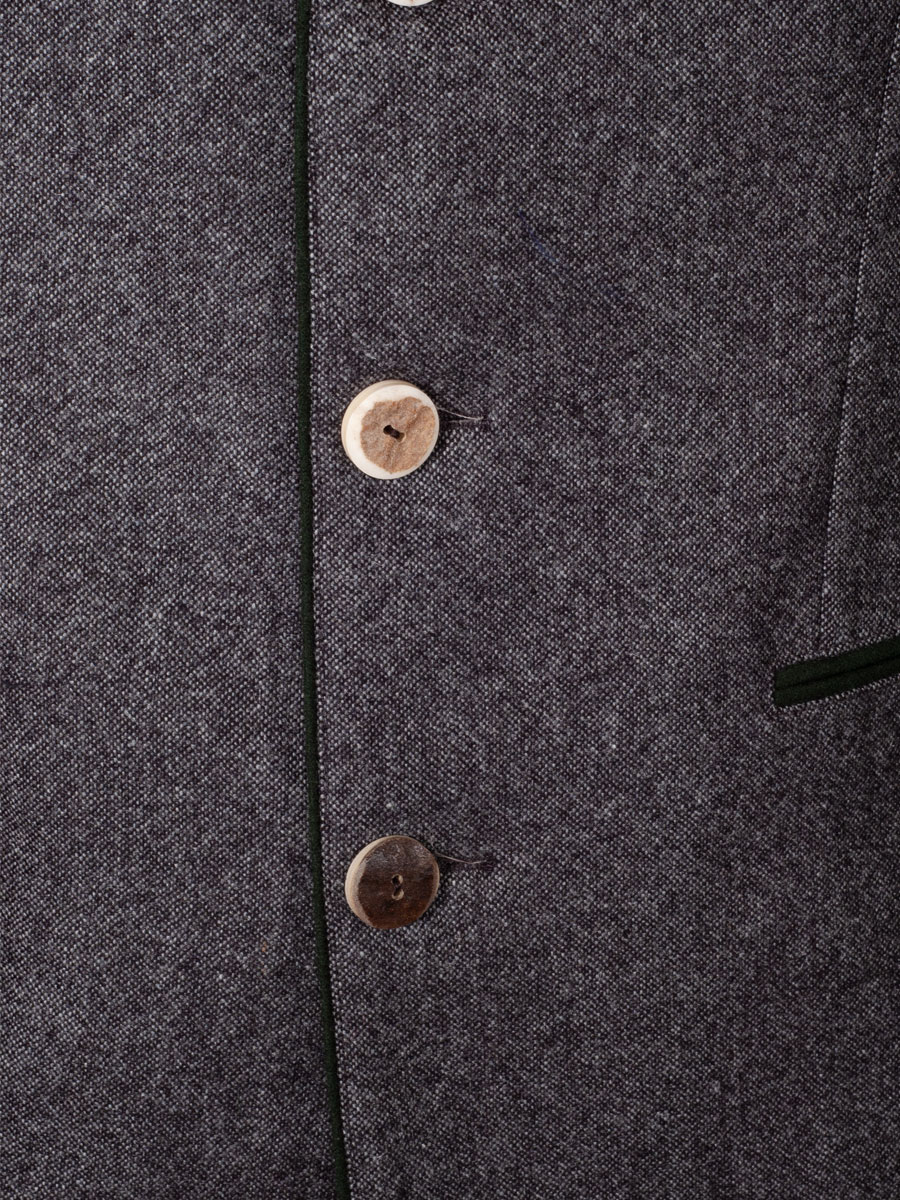 Viererspitz Lodenjoppe Lautersee Tweed, grau, hochwertig #4