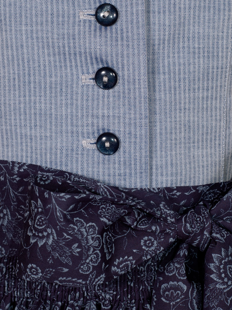 Hammerschmid Mädchen Dirndl Bergsee, blau, mit Dirndlbluse #4