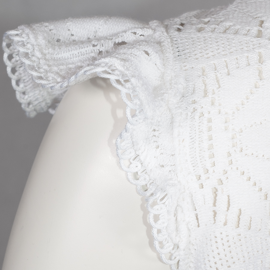 Hammerschmid Dirndlbluse Carina, weiß, Lochmuster, Flügelarm #2