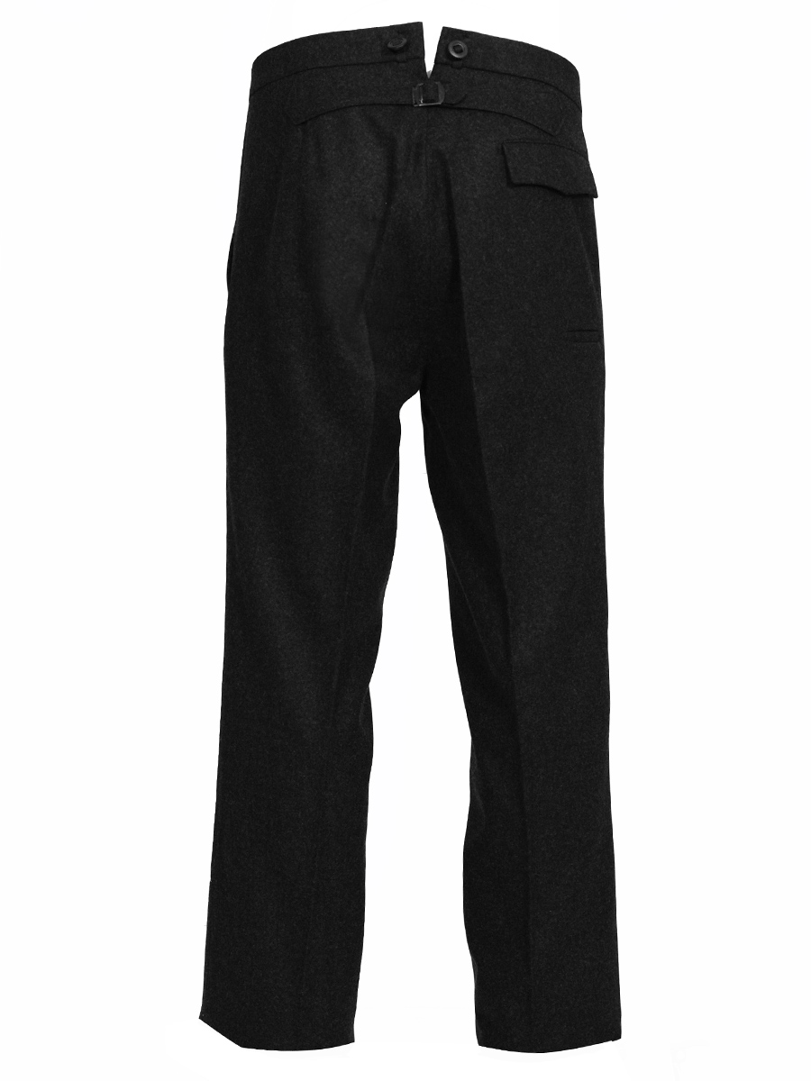 Lodenhose Augsburg anthrazit Leichtloden #3